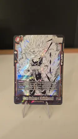 Bandai Son Gohan: Childhood Super Rare SB02-008 Dragon Ball Super Card Game - Image 1