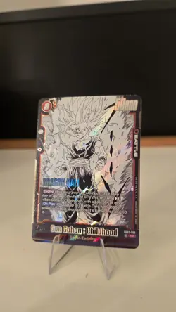 Bandai Son Gohan: Childhood Super Rare SB02-008 Dragon Ball Super Card Game - Image 2