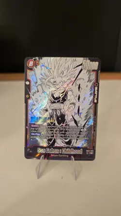 Bandai Son Gohan: Childhood Super Rare SB02-008 Dragon Ball Super Card Game - Image 4