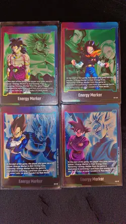 Bandai Dragon Ball Super Card Game Energy Marker Lot 8 cards - Image 3