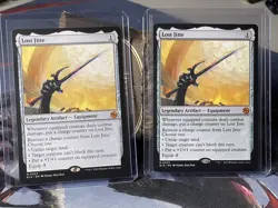 (2) x MTG Lost Jitte MYTHIC Cards - BIG Outlaws of Thunder Junction 0023 NM/Mint - Image 1