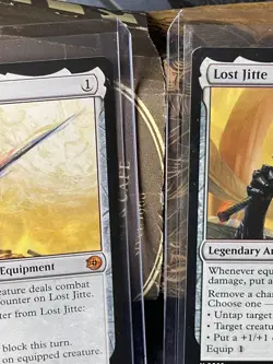 (2) x MTG Lost Jitte MYTHIC Cards - BIG Outlaws of Thunder Junction 0023 NM/Mint - Image 3