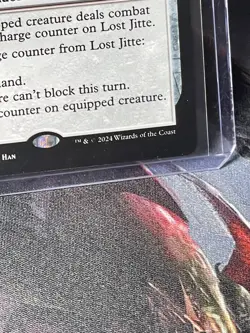 (2) x MTG Lost Jitte MYTHIC Cards - BIG Outlaws of Thunder Junction 0023 NM/Mint - Image 5