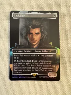 MTG Zack Fair Promo Card FF VII REBIRTH from Switch 2 Bonus item NM - Image 1