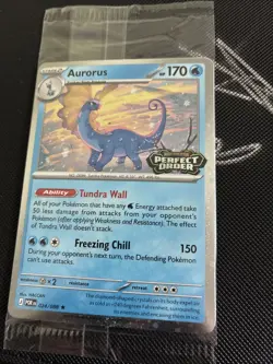 Pokemon Aurorus Perfect Order Promo Stamped Card 024/088 TCG SEALED - Image 1