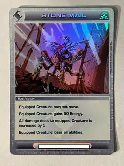 Chaotic 157/232 Stone Mail Ultra Rare Battlegear Holo Foil Card - Image 1