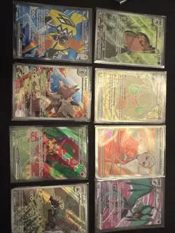 Pokemon English Mixed Card Lot X 8 Cards Full Art Trainer Gx Ex V (Lot 789) - Image 1