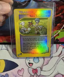 Pokemon TCG Town Volunteers Aquapolis Card 136/147 Reverse Holo - Image 1
