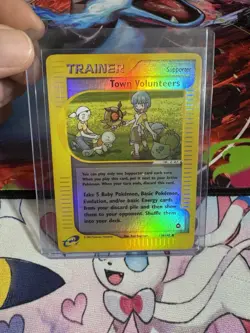 Pokemon TCG Town Volunteers Aquapolis Card 136/147 Reverse Holo - Image 2