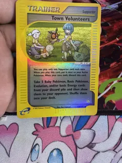 Pokemon TCG Town Volunteers Aquapolis Card 136/147 Reverse Holo - Image 5