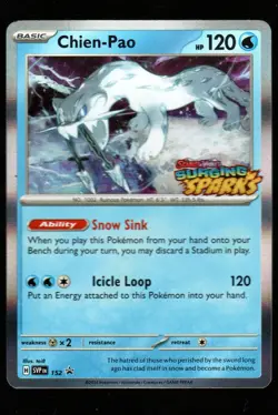 Pokemon Chien-Pao SV: Scarlet & Violet Promo Cards #152 NM - Image 1