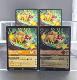 Disney Lorcana Monterey Jack - Hypnotized by Cheese 12/204 Wilds Unknown 4 Cards - Image 1