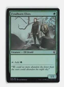 Fyndhorn Elves 228 Foil Commander Legends MTG NM - Image 1