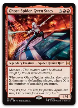 Ghost-Spider, Gwen Stacy #14 (NM) Spider-Man SPE Magic MTG - Image 1