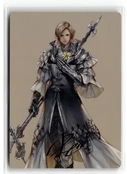 MAGIC: Art Series: FINAL FANTASY #42 Dion, Bahamut's Dominant (Gold-Stamped).VO4 - Image 1