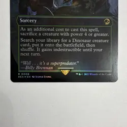 Wizards of the Coast MTG Savage Order Rare EN #0006 Rex 2023 - Image 2