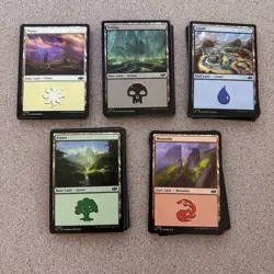 100 Magic the Gathering Basic Lands Lot-20 Plains/Island/Swamp/Mountain/Forest - Image 3