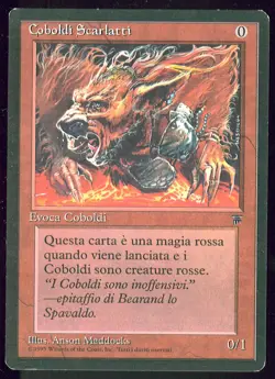 MTG - Coboldi Scarlatti / Crimson Kobolds - LEGGENDE / LEGENDS Ita - Image 1