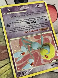 2007 Pokemon Diamond & Pearl Uxie Holo Bleed 18/123 Holo Bleed 🩸Damaged+ - Image 5