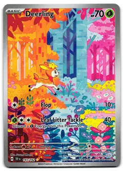 Deerling 165/162 - 🌊 Temporal Forces Illustration Rare Pokemon TCG 🖤 - LP - Image 1