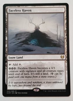 1x Faceless Haven Kaldheim MTG Magic the Gathering NM - Image 1