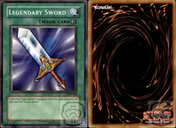 Legendary Sword LOB-040 Legend of Blue Eyes White Dragon Yu-Gi-Oh Unlimited NM/M - Image 2