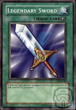 Legendary Sword LOB-040 Legend of Blue Eyes White Dragon Yu-Gi-Oh Unlimited NM/M - Image 3
