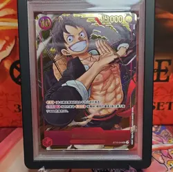 One Piece Chinese Monkey D. Luffy 1st Anniversary Set Foil Promo PSA 10 #006 - Image 3