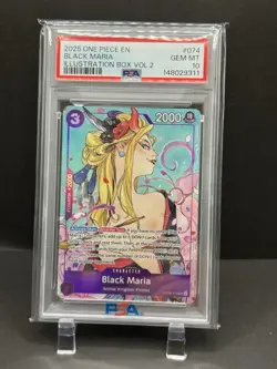 Black Maria - One Piece Illustration Box Vol.2 Promo PSA 10 Waifu - Image 1