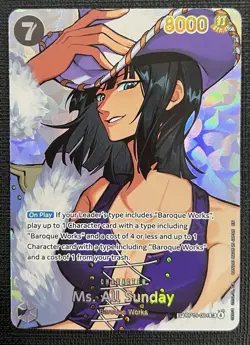 English - Ms. All Sunday SP - OP14-084 - One Piece OP-16 - TIME OF BATTLE - Image 1