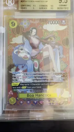 Boa Hancock OP14-112 SP Foil BGS 9.5 The Azure Sea's Seven One Piece CCG - Image 2