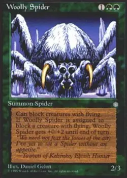 Woolly Spider - Ice Age # MTG Magic The Gathering - Image 1
