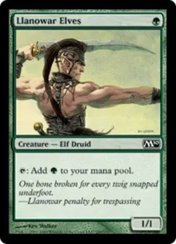 Llanowar Elves - Magic 2010 (M10) #189/249 MTG Magic The Gathering - Image 1