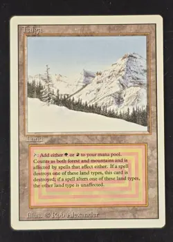 Taiga Revised Edition Regular LP Magic The Gathering MTG RARE Ships FAST - Image 1