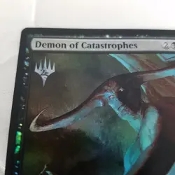 MTG Demon of Catastrophes M19 Store Championship Foil Promo NM Near Mint Magic - Image 5
