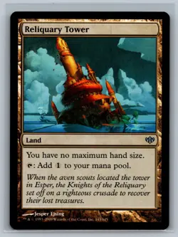 Magic The Gathering Conflux Reliquary Tower #143/145 MTG TCG CCG - Image 1