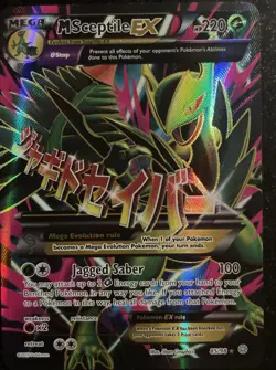 Pokemon TCG Mega M Sceptile EX 85/98 XY Ancient Origins Full Art LP - Image 2