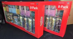 Pokemon Prismatic Evolutions Costco 8 Mini-Tin Bundle w Promo Cards 2 Pack - Image 4
