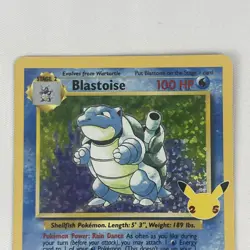 Pokemon Celebrations Blastoise 2/102 Classic Collection Holo Light Play LP - Image 2