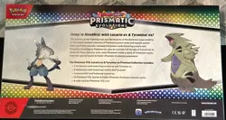 Pokemon TCG Prismatic Evolutions Lucario Ex + Tyranitar Ex Premium Collection - Image 2