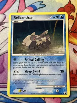 1x - Relicanth - 51/106 - Uncommon MP English Pokemon Great Encounters - Image 1