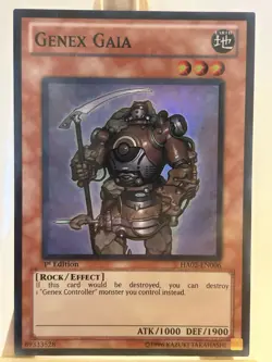 Genex Gaia HA02-EN006 1st Edition Super Rare - Yugioh! - NM - Image 1