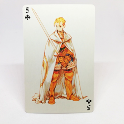 Knight Club 5 FINAL FANTASY Tactics PlayStation playing card Game Squre - Image 1