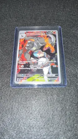 Pokemon TCG Team Rockets Houndoom Illustration Rare Card 191/182 Destined Rivals - Image 1