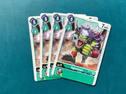 Ogremon BT11-051 Playset Dimensional Phase Digimon Card Game x4 - Image 1