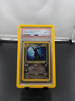 Pokemon TCG Umbreon Neo Discovery Holo Card 13/75 Unlimited Rare 2001 Psa 8 - Image 1