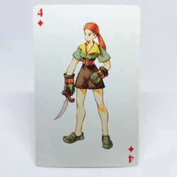 Thief Dia 4 FINAL FANTASY Tactics PlayStation playing card Game Squre JAPAN - Image 1
