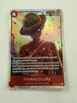 Monkey D. Luffy OP12-015 SR Legacy of the Master - ONE PIECE Card Game ENGLISH - Image 1