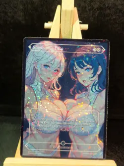 MTG Smothering Tithe Fanart Borderless Style Card EDH Playtest Commander - Image 1