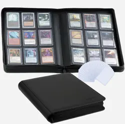 9-Pocket Toploader Binder Clovecat Premium Card Book， Holds 252 Trading Card ... - Image 1